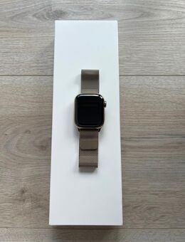 APPLE Watch Series 9 GPS + Cellular 41 mm Smartwatch Edelstahl, 150-200 mm, Gold - Düren