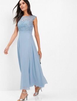 bonprix Maxikleid Maxikleid mit Spitze