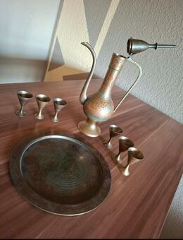 Orientalisches Teeservice Komplettset aus Messing - Bad Frankenhausen (Kyffhäuser) Zentrum