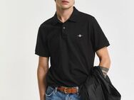 Gant Poloshirt REG SHIELD SS PIQUE POLO mit Logo und Flachstrickkragen 100% Baumwolle Pique