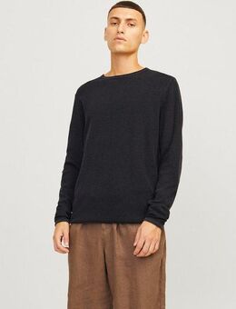 Jack & Jones Rundhalspullover JJDEAN KNIT CREW NECK AW24 in gewaschener Optik