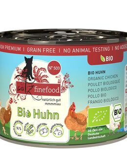 catz finefood Bio 6 x 200 g - No.503 Bio-Huhn