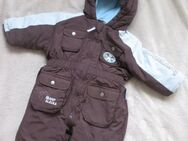 NEU * Niedlich * Baby * BOY oder auch GIRL * Unisex * Elch- Stickerei * wattierter * Ski * Schnee * Anzug * Schneeanzug * Overall * Einteileiler * Jumpsuit "Topolino" Gr. 68- 74 * schokoladen- braun * aqua- türkis * - Riedlingen