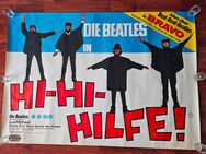 Die Beatles in HI-HI-HILFE - rares Plakat von 1965 gerollt - Coesfeld
