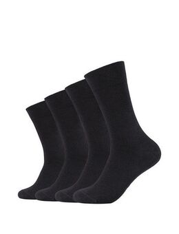 Camano Socken ca-soft (4-Paar) verstärkter Fersen- und Zehenbereich