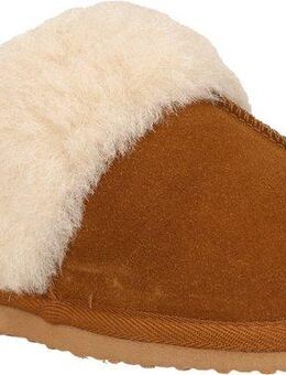 WHISTLER Carini W Leather Warm Slipper Hausschuh Pantoffel,Clog,Mule,Flats mit Fellkragen