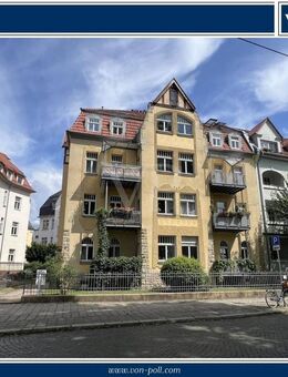 Vermietete Jugendstilwohnung im Hochparterre mit Ost- und Westbalkon - Erfurt