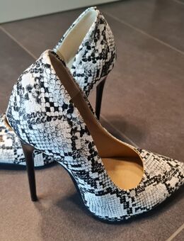 High Heels NEU! weiß Gr.36 Schlangenleder Optik. - Hamburg