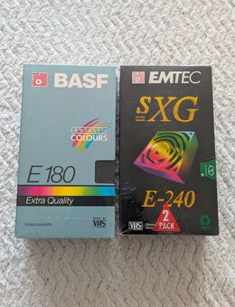 BASF und Emtec vhs kassetten neu - Zeitz