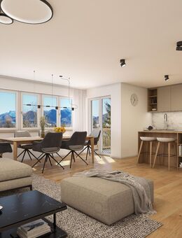 Großzügige Obergeschosswohnung mit Balkon in sonniger Lage - Ruhpolding