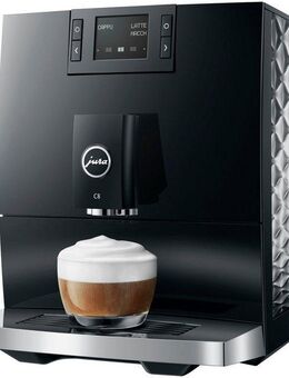 JURA Kaffeevollautomat 15603 C8 Piano Black (EA), einstellbare Tassenfüllmenge, Klartext-Display