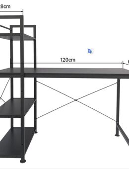 Arbeitstisch for sale Black in color - Dortmund