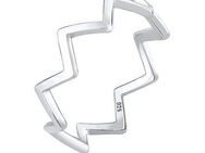 Elli Fingerring Zick Zack Design 925 Sterling Silber