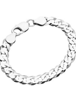 Smart Jewel Panzerarmband Panzerkette diamantiert, massiv, Silber 925