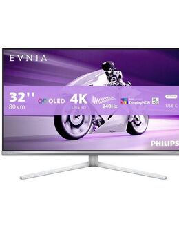 Philips 32M2N8900 OLED-Monitor (80 cm/32 ", 3840 x 2160 px, 4K Ultra HD, 0,03 ms Reaktionszeit, 240 Hz, OLED, Höhe, Drehung, Neigung)