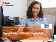 Büromanagement / Sekretär / Sachbearbeiter (w/m/d) - Berlin