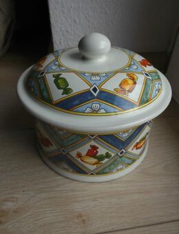 Keramik Dose für Süßigkeiten 17 cm Bonbondose Bonbonniere 5,- - Flensburg