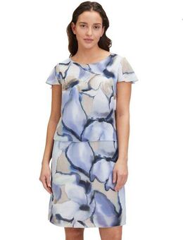 Betty Barclay Sommerkleid Damen Stufenkleid kurzarm Druck