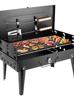 Campinggrill Holzkohlegrill Klappgrill Picknickgrill Terrasse Tragbar Garten BBQ - Wuppertal