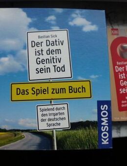 Der Dativ ist dem Genitiv sein Tod von Bastian Sick Spiel+Buch zus. 4,- - Flensburg