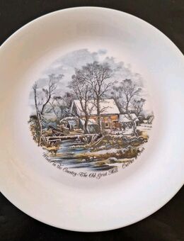 Decorazione Artigianale Porcellana Italy Teller Porzellan Deko Italien Tradition - Essen