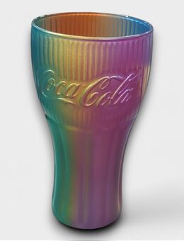 Mc Donalds Coca Cola Sammler Glas Regenbogen 2022 / 0,33 l // B Ware - Bamberg