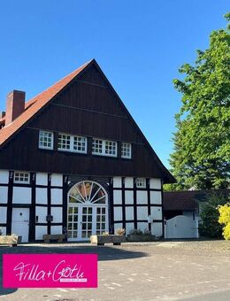 Großzügiges, repräsentatives Fachwerkhaus mit Einliegerwohnung und parkähnlichem Grundstück! - Gütersloh