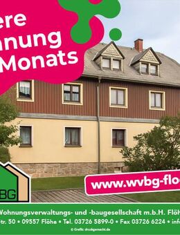 Sparen mit unserer **Wohnung des Monats** - Flöha