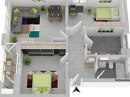 3 Zimmerwohnung mit Sonnenbalkon und Carport/Pkw Stellplatz möglich - Aarbergen
