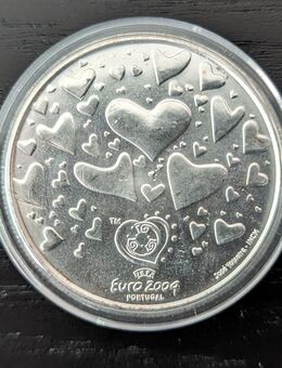 8 € Münze Silber, Euro 2004 FIFA Fußball EM geprägt 2003 Portugal - Hamburg Hamburg-Mitte