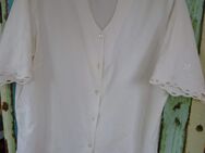 Damen Bluse mit Stickerei (Gr. 50) Beige /Creme - Weichs