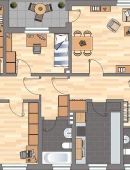 Geräumige 4-Zimmer Wohnung mit Gäste WC in Fedderwadergroden! - Wilhelmshaven