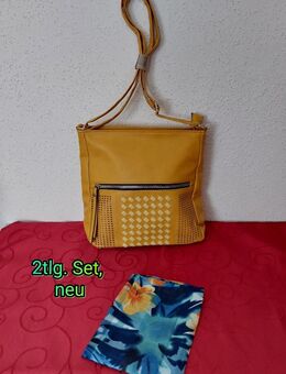 Tasche + Schal, 2tlg. Set, neu, 9 Bilder - Immenhausen