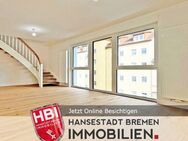 Flüsseviertel / Erstbezug / Exklusive 4-Zimmer-Maisonette-Wohnung mit Balkon in Bestlage - Bremen