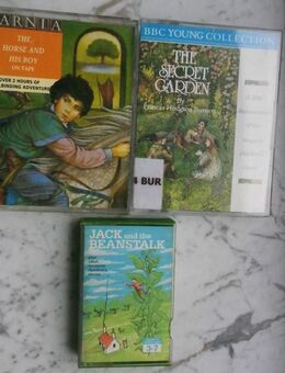 The Secret Garden+The Chronicles of Narnia + Jack and the Beanstalk, MC, 5 Kassetten zus. 8,- - Flensburg