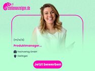 (Junior) Produktmanager (m/w/d) - Gerlingen
