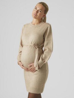 Mamalicious Umstandskleid MLNEWANNE L/S ABK KNIT DRESS A. NOOS