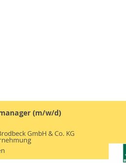 Stoffstrommanager (m/w/d) - Metzingen