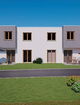 MODERNE DOPPELHAUSHÄLFTE IM BAUHAUSSTIL - Klimafreundlich - Effizienzhaus 40 - Moisburg