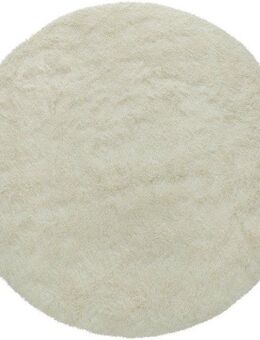 Paco Home Hochflor-Teppich Silky 591, rund, Höhe: 37 mm, Uni Farben, besonders weich und kuschelig