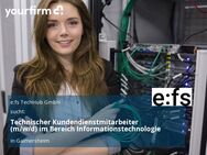 Technischer Kundendienstmitarbeiter (m/w/d) im Bereich Informationstechnologie - Gaimersheim