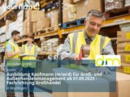 Ausbildung Kaufmann (m/w/d) für Groß- und Außenhandelsmanagement ab 01.09.2025 - Fachrichtung Großhandel - Reutlingen