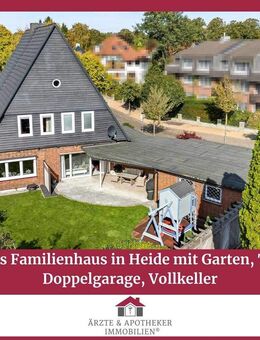Modernes Familienhaus in Heide mit Garten, Terrasse, Doppelgarage & Vollkeller - Heide