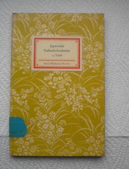 Japanische Farbenholzschnitte,Insel Verlag,1958 - Linnich