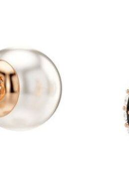 Swarovski Paar Ohrstecker Swarovski Iconic Swan, mit Swarovski® Kristall - mit Swarovski® Perle