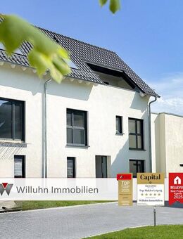 Neubau-Haus mit sonniger Loggia in exklusiver Wohnanlage l Garage l Wärmepumpe - Leipzig