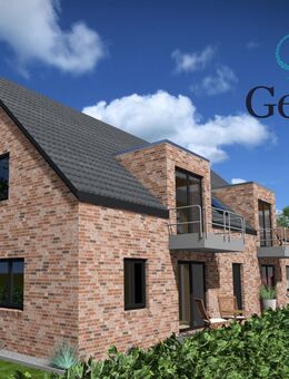 Neubau in Husum - Gehobene 2-Zimmer Etagenwohnung mit Balkon und PKW - Stellplatz - KfW40 - Husum (Schleswig-Holstein)