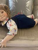 Porzellan Puppe Nr. 2, Größe 60 cm (stehend) in 83026