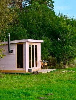 Ferienhaus mieten, Tinyhaus Hüttchen mit Kamin&Sauna - Dargun Zentrum
