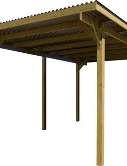 weka Einzelcarport 606 Gr.1, BxT: 300x500 cm, 225 cm Einfahrtshöhe